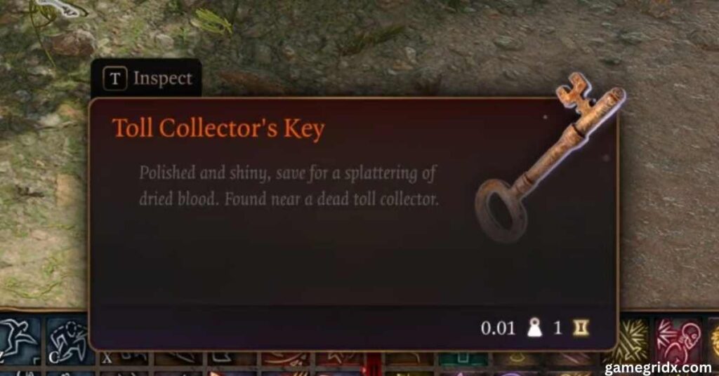 Where To Find Toll Collector’s Key